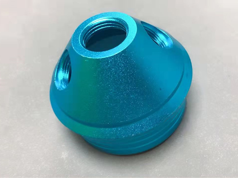 Modrý eloxovaný hliník víčko