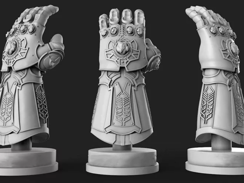 Múnla Thanos-Infinity-Gauntlet-3D-do-Priontáil 3D