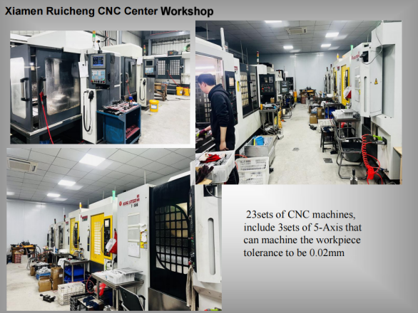 Officina del centro CNC di Xiamen Ruicheng