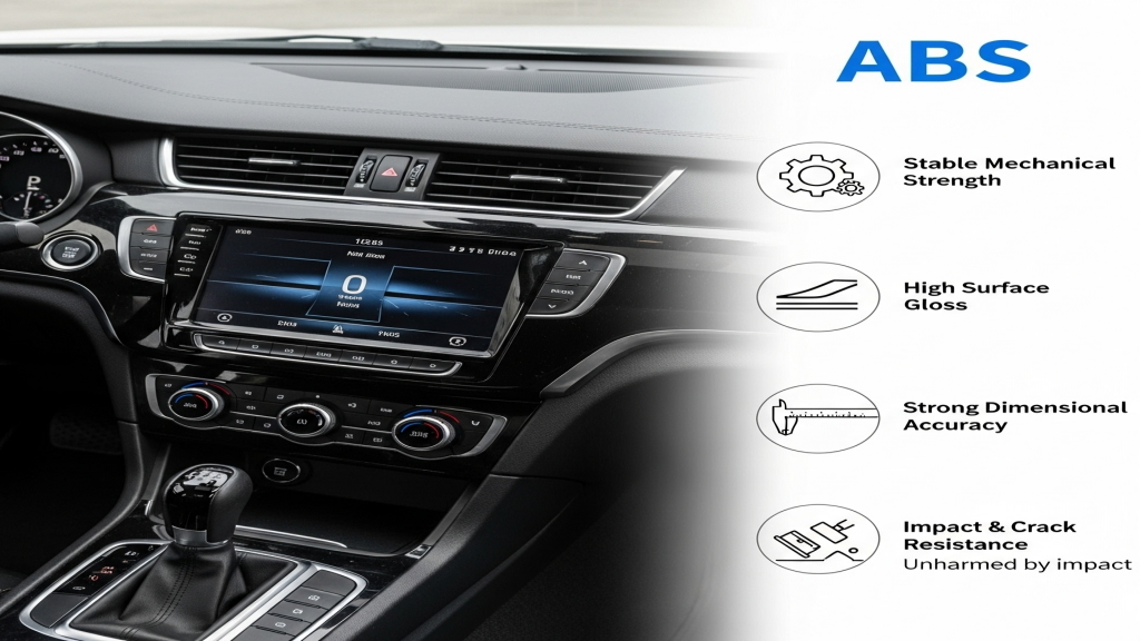 News - Why do automobile interior parts prefer ABS injection molding?